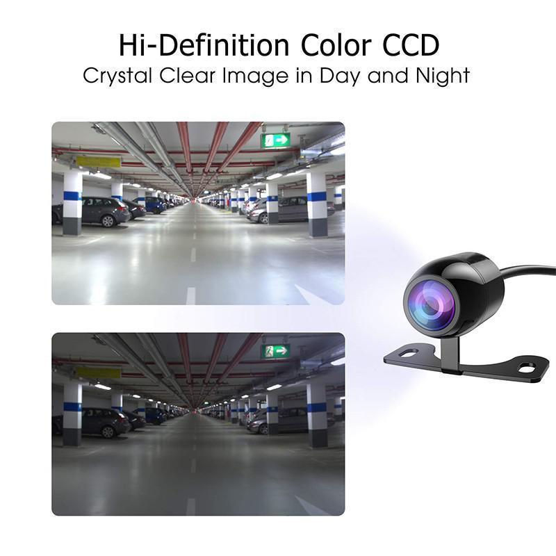  new hd night vision car rear view camera 170 ° wide-angle Rebirth parking camera waterproof ccd led automatic backup monitor universal ZCL701