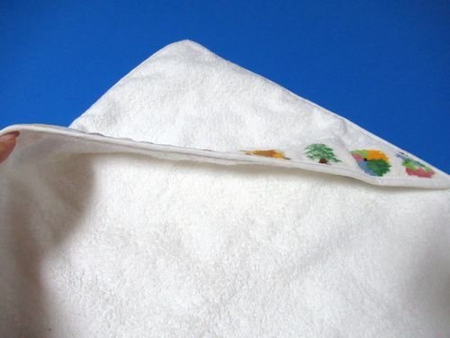 !FEILER( Feiler ) для малышей / полотенце одеяло / ванна для / с капюшоном . банное полотенце / оттенок белого / 4 квадратная форма / примерно 77 см × примерно 77 см 