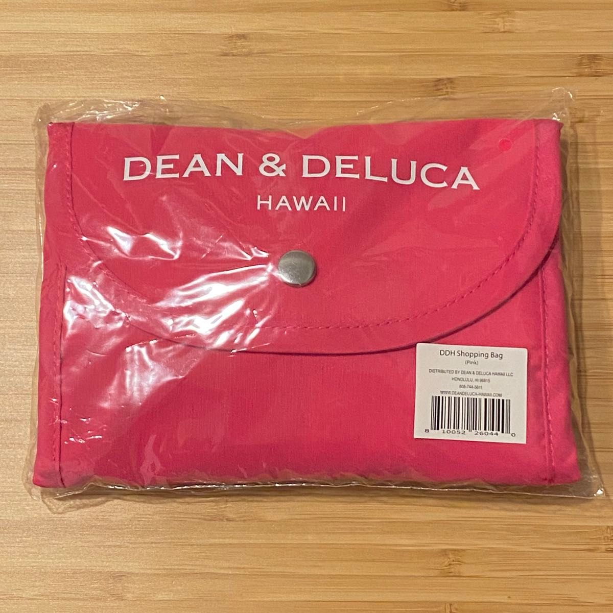 DEAN & DELUCA ディーン&デルーカ ハワイ限定 エコバッグ ピンク DEAN & DELUCA ディーン&デルーカ ハワイ限定 エコバッグ ピンク