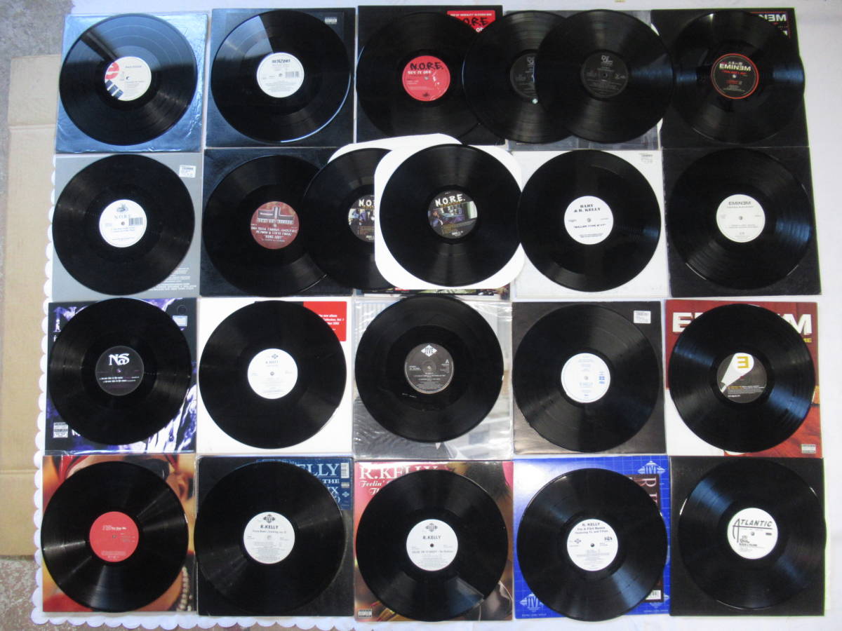 レコード大量40枚 まとめ売り EMINEM エミネム/ NAS ナズ/ R.Kelly/ N.O.R.E./ R＆B 加須市保管 管理L0129Fの画像7