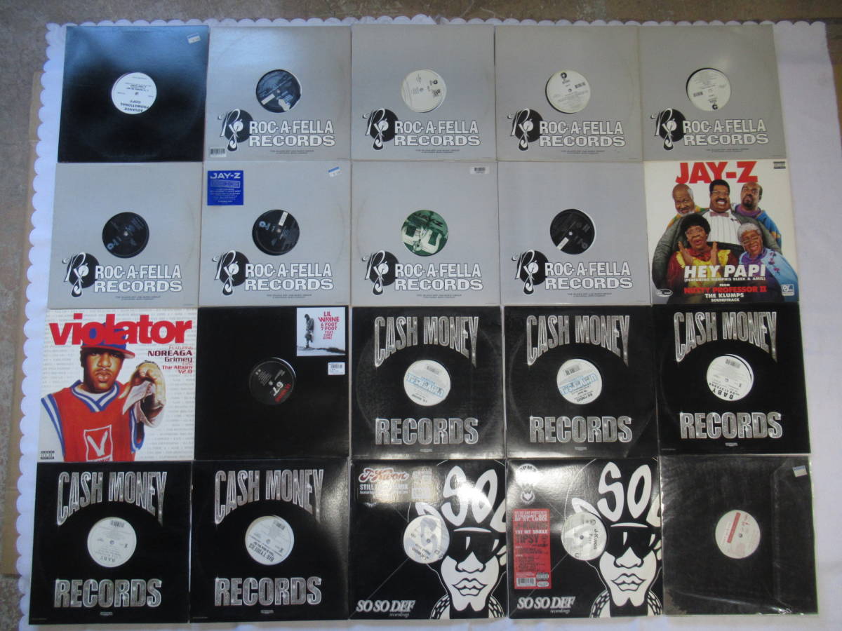 レコード大量40枚 まとめ売り JAY-Z/ Janet Jackson/ BIG TYMERS/ LIL WAYNE/ QUEEN MOTHER RAGE/ R＆B 加須市保管 管理L0129Gの画像2