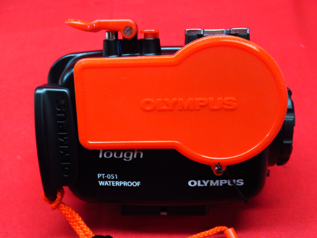 OLYMPUS オリンパス PT-051 Underwater Case 防水プロテクター 水中カメラケース ダイビング用品 管理6B0131B-A4_画像2