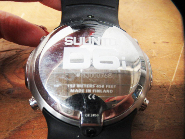 ジャンク SUUNTO スント D6i ダイブコンピュータ ダイビング用品 管理6E0120D-A02_画像4