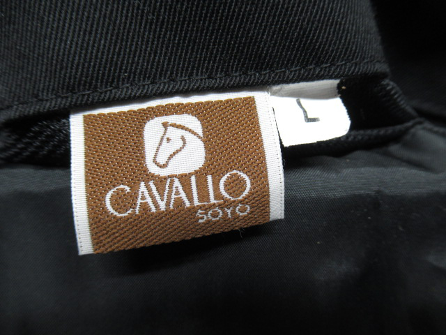 CAVALLO SOYO カバロ カラパーチェ ベスト ネイビー Lサイズ プロテクターベスト メッシュ ブラック 乗馬用品 管理6I0208O-B1の画像7