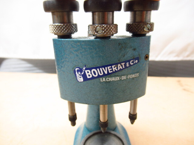 メーカー不明 針付け器 針押さえ 針圧入 時計用工具 スイス製 BOUVERAT LA CHAUX-DE-FONDS 管理6NT0211G-A02_画像7