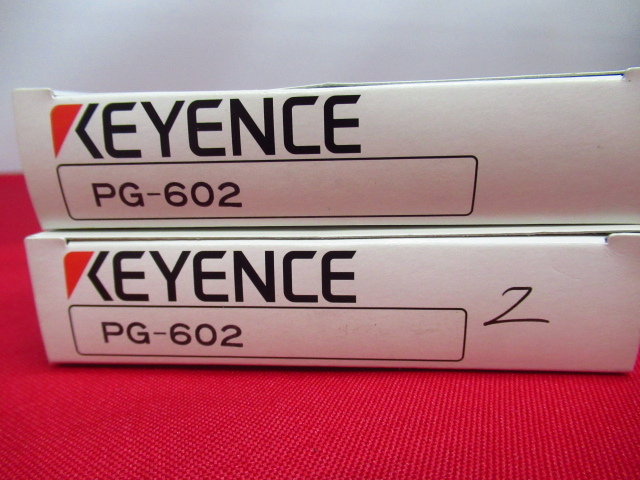 KEYENCE キーエンス PG-610 PG-602 2個 アンプユニット センサヘッド セット 管理6J02225L-YP_画像3