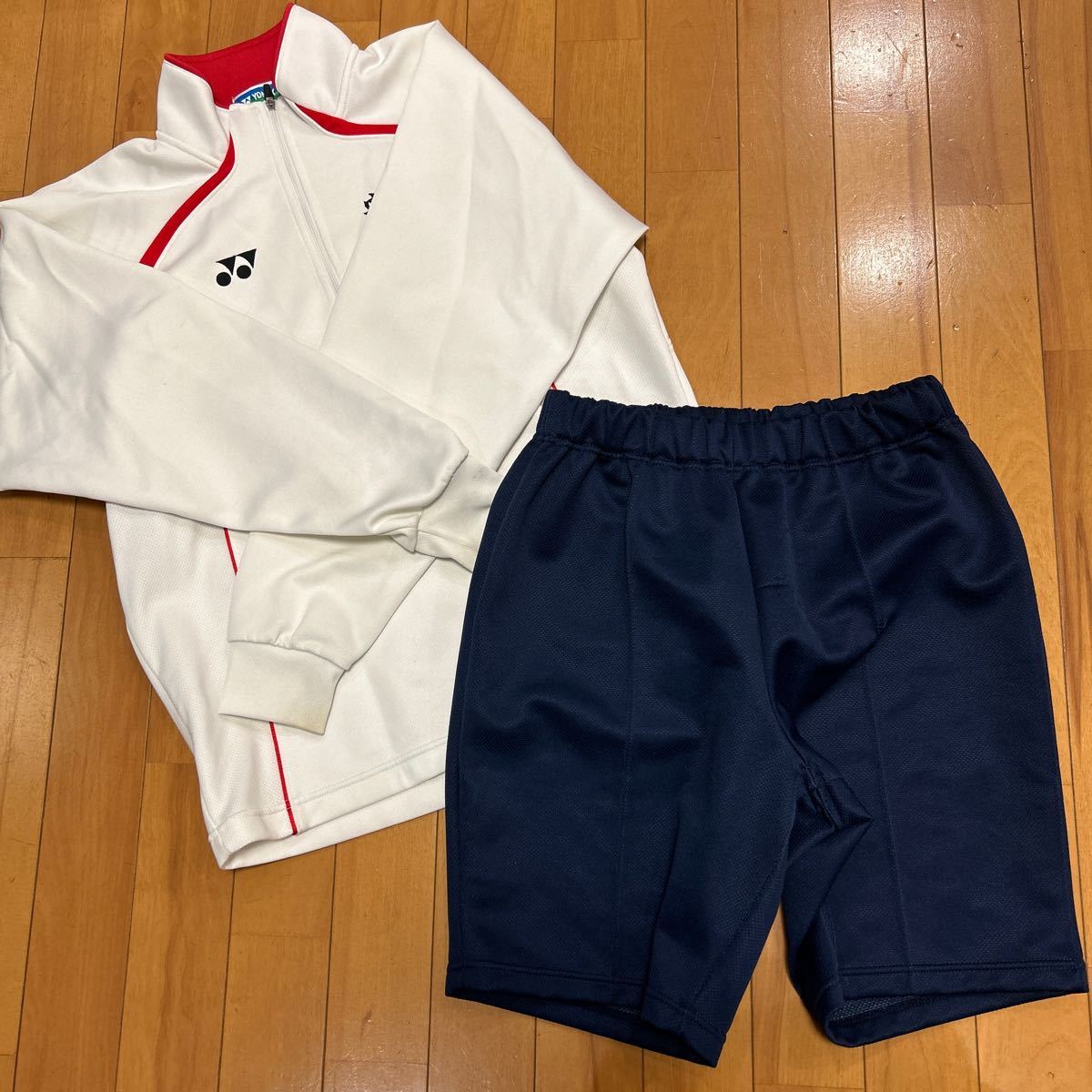 4 1 コスプレ衣装 FILA YONEX KANKO ヒットユニオン ジャージ 上下 ハーフパンツ 中学 高校_画像4