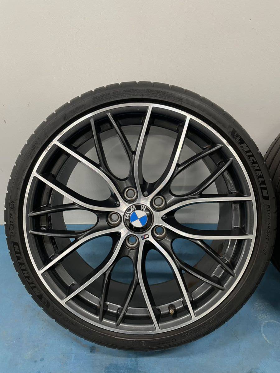 BMW パフォーマンス　マルチスポークスタイリング405M F20型1シリーズ　19インチアルミホイール　ミシュランps4S中古タイヤセット_画像2
