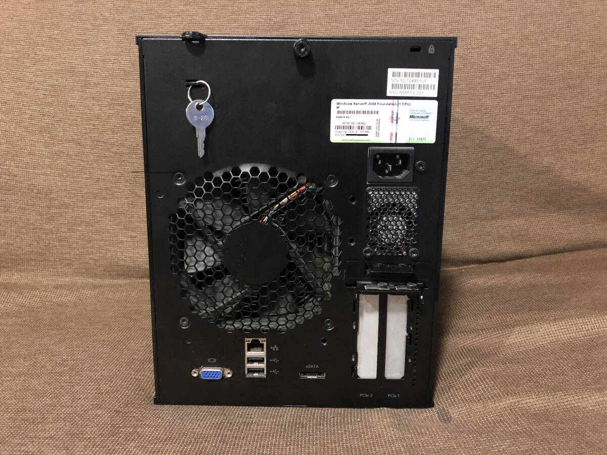 HP ProLiant MicroServer N40L Turion Ⅱ 1.5GHz/8G/500G Windows Server 2008 Foundation_画像4