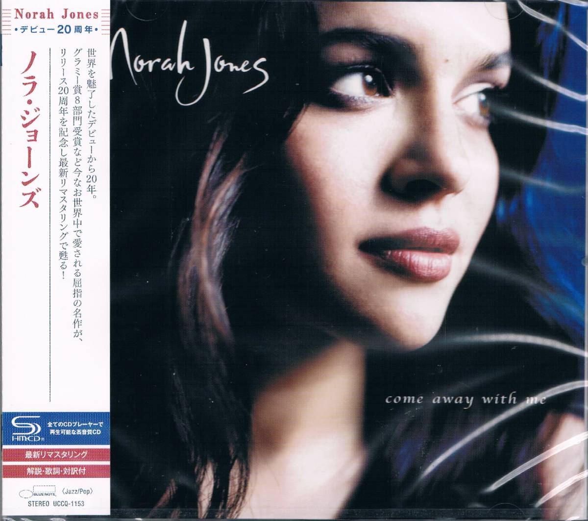 高音質SHM-CD◆デビュー20周年記念最新リマスタリング★ノラ・ジョーンズNorah Jones/Come Away With Me_画像1