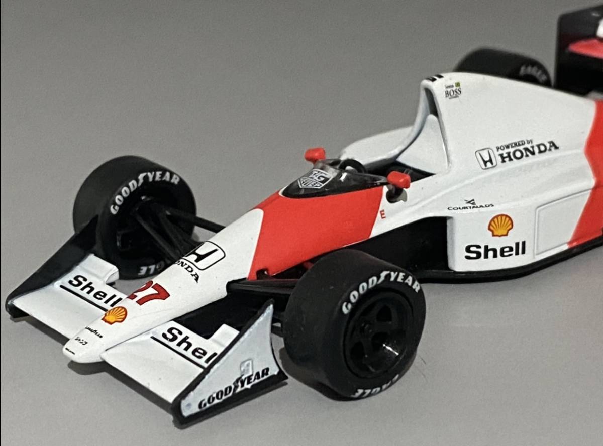 1/43 McLaren Honda MP4/5B Ayrton Senna ◆ 1位 1990 FIA F1 World Championship ◆ マクラーレン ホンダ アイルトン セナ DEA025_画像6