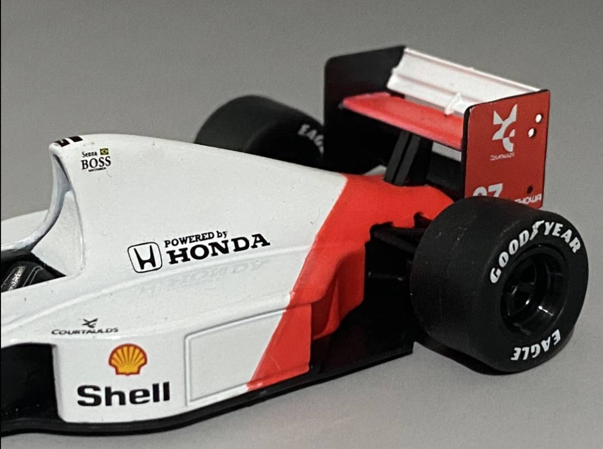 1/43 McLaren Honda MP4/5B Ayrton Senna ◆ 1位 1990 FIA F1 World Championship ◆ マクラーレン ホンダ アイルトン セナ DEA025_画像7