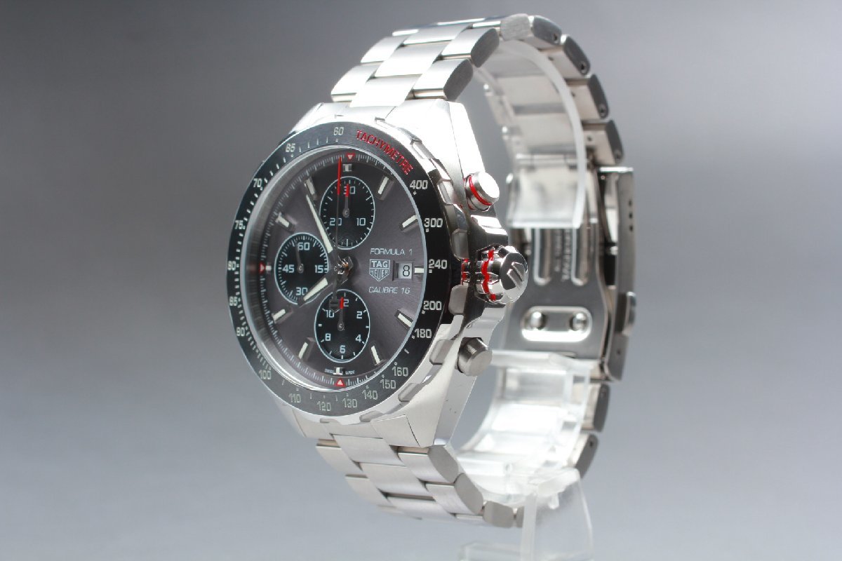 [美品・箱付き] TAG HEUER Formula 1 CALIBRE 16 CAZ2012 あまりごま3 タグ・ホイヤー フォーミュラ１キャリバー16_画像8