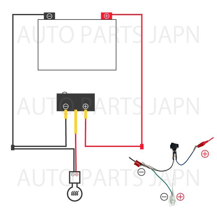 ロッカー スイッチ 赤 2個 セット 12V 24V 60A LED ランプ２極 3ピン ON OFF 切換 レッド USB 小型 汎用 流用 定形外_画像8