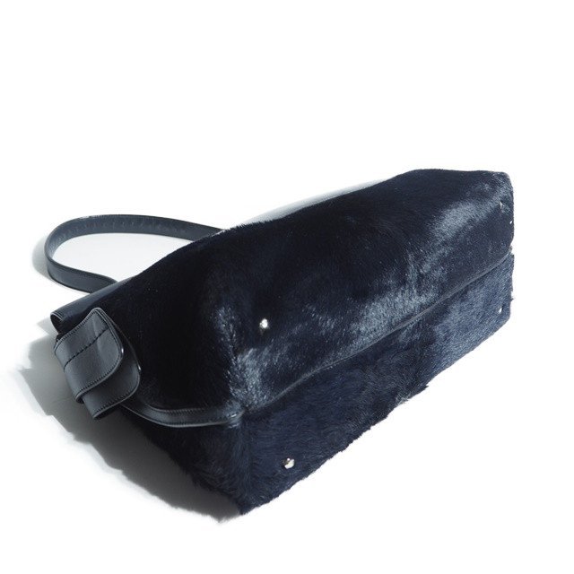 M6906R11 VTOD\'S Tod's V Wave Bag is lako combination leather bag navy / navy blue handbag lady's Italy made autumn winter 