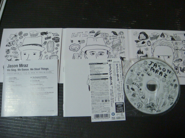 JASON MRAZ/ジェイソン・ムラーズ「WE SING,WE DANCE,WE STEAL THINGS」「MR.A-Z」「WAITING FOR MY ROCKET TO COME」国内盤 CDの画像2
