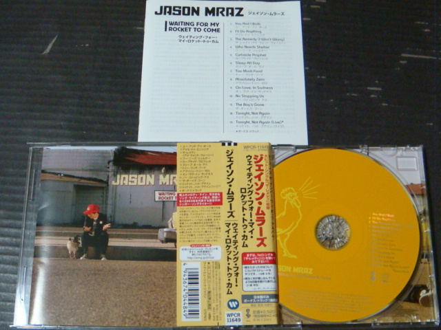 JASON MRAZ/ジェイソン・ムラーズ「WE SING,WE DANCE,WE STEAL THINGS」「MR.A-Z」「WAITING FOR MY ROCKET TO COME」国内盤 CDの画像6