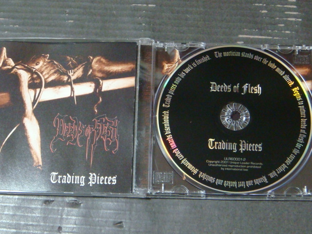 DEEDS OF FLESH/ディーズ・オブ・フレッシュ「TRADING PIECES」「INBREEDING」「REDUCED」「OF WHAT'S TO」「PORTALS TO CANAAN」CDの画像8