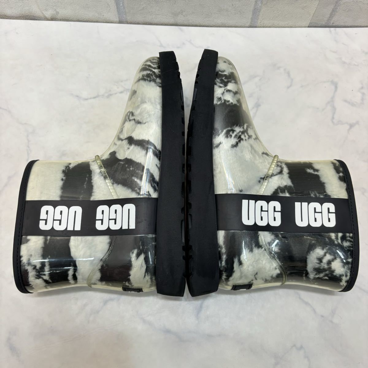 未使用 アグ UGG Australia Classic Clear Mini Marble 1120778 クラシック クリアミニ ブーツ シューズ靴 24㎝ US7_画像4