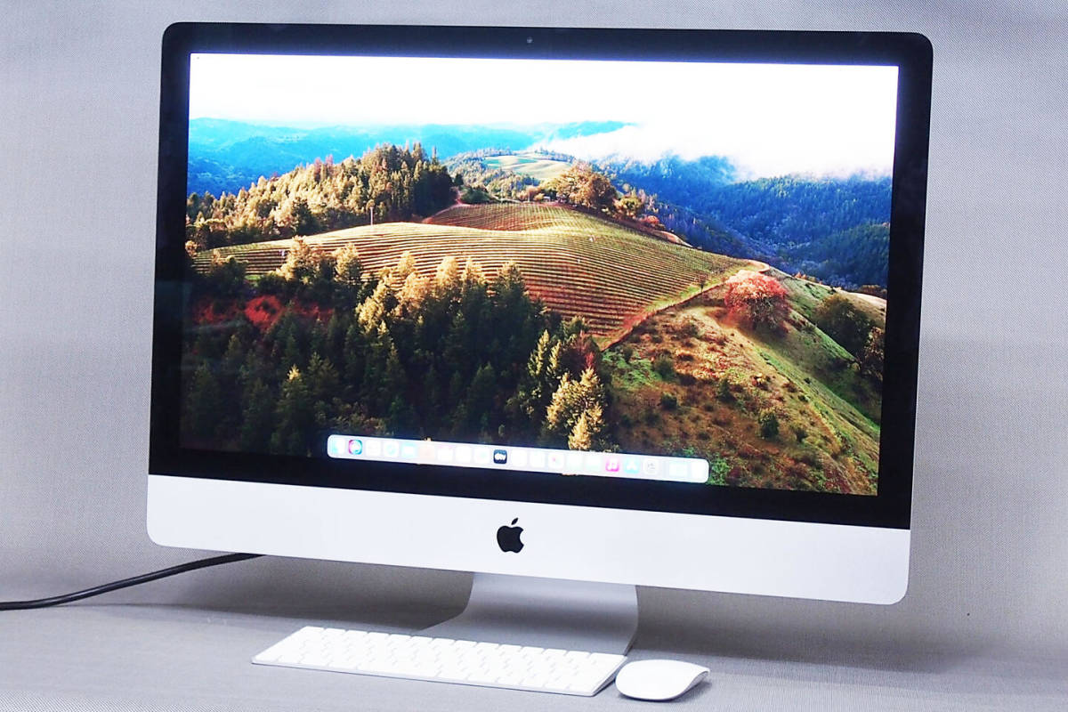 【即配】Core i9＆Radeon Pro 580X-8G搭載！大画面美麗液晶！iMac 2019 27inc Retine 5K i9-9900K 32G HDD2T+SSD32G Fusion Drive Sonoma