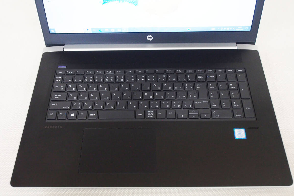 【1円～】バッテリー良 Office2021 GeForce HP ProBook 470 G5 i3-8130U RAM8G 新品SSD512G 17.3型HD+ テンキー Type-C 指紋認証 Win10_画像3