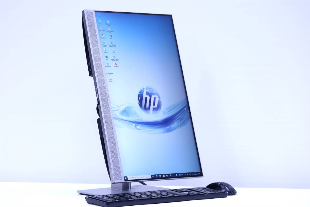 【即配】Office2021搭載！狭額縁回転ディスプレイスタイリッシュPC！HP EliteOne 800 G5 i5-9500 RAM8G SSD512G 23.8FHD Win10_画像2