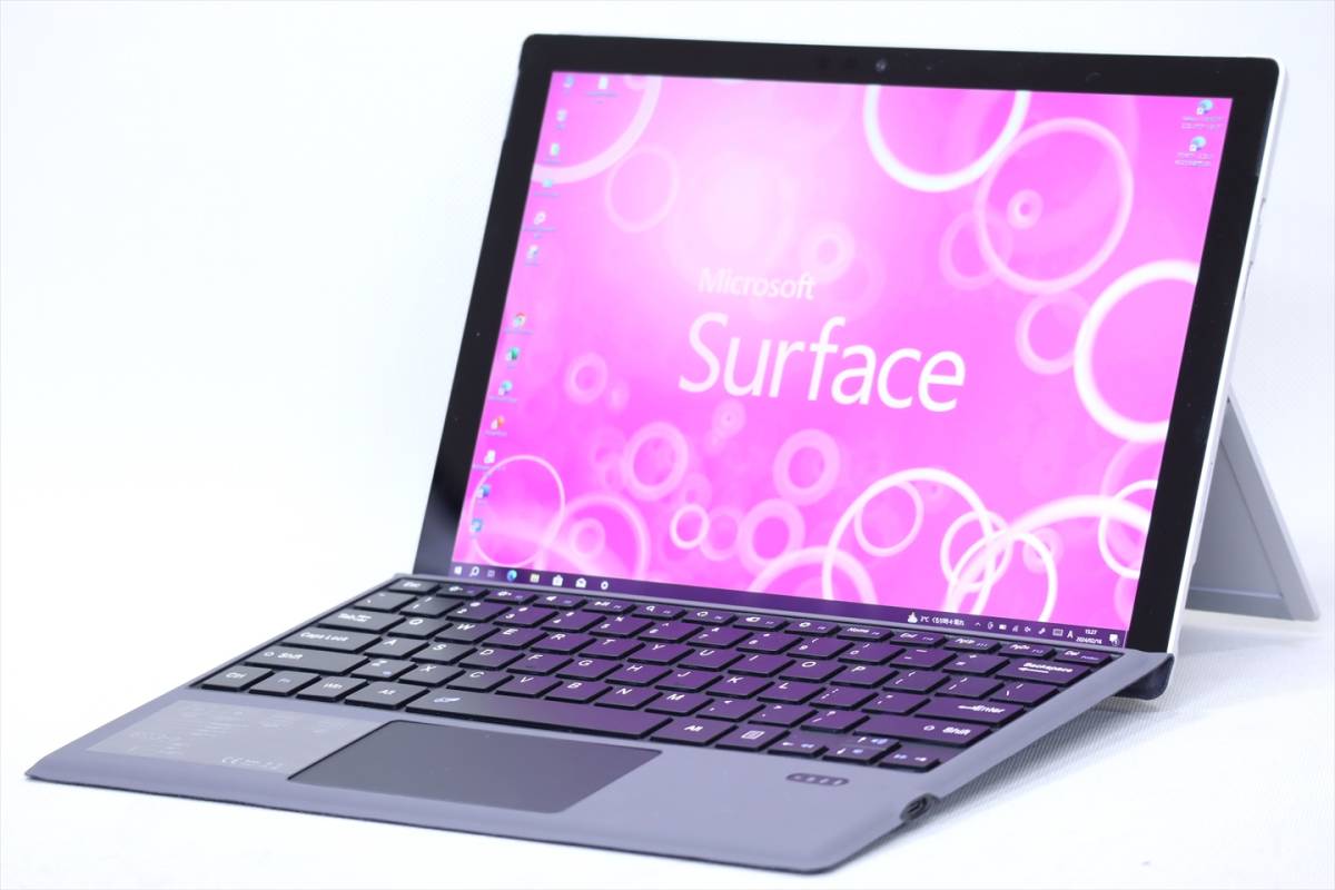 【即配】Office2021搭載！768g軽量タブレット！Surface Pro 5 i5-7300U RAM8G SSD256G 12.3PixelSense Win10 新品キーボード追加可能_画像1