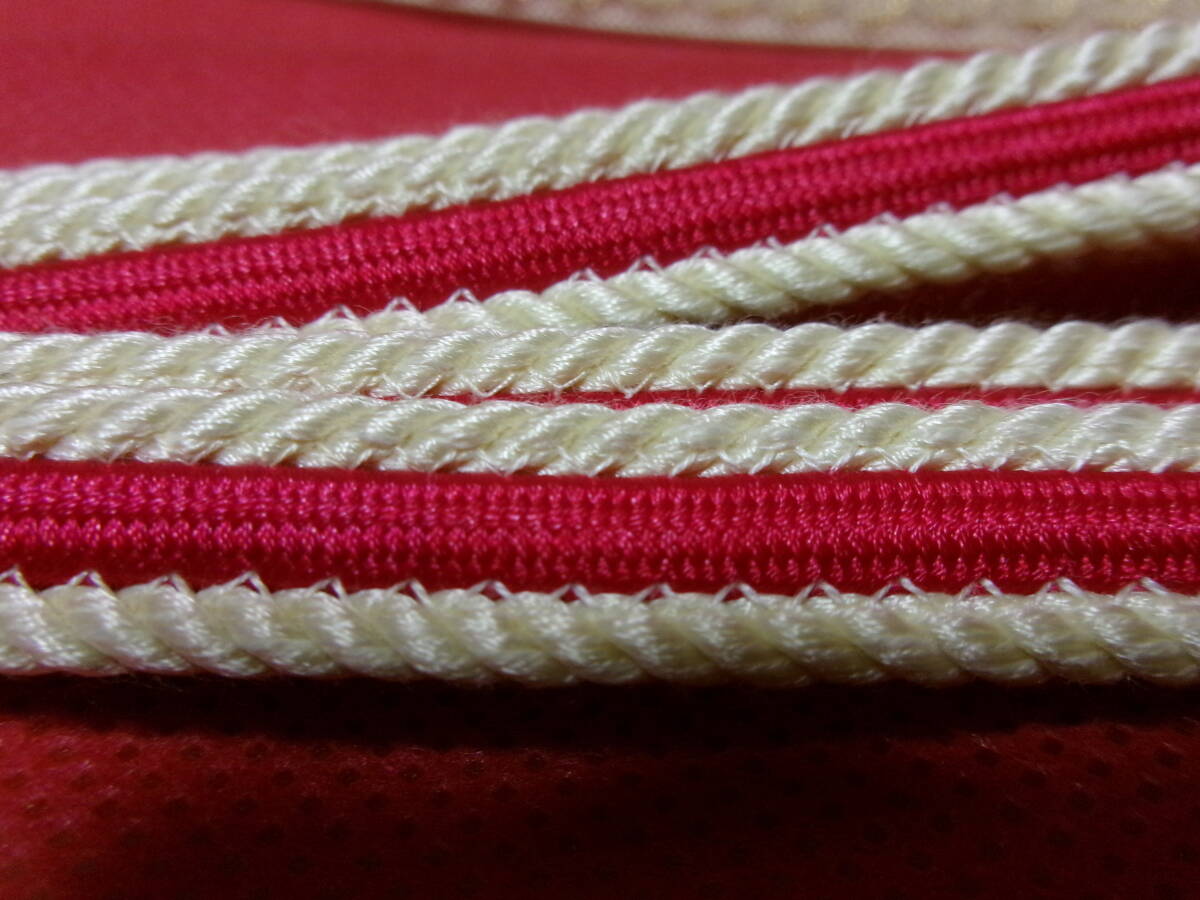 和装小物　帯締め　帯〆　平織　ピンク系　２本セット　リメイクにも_画像7