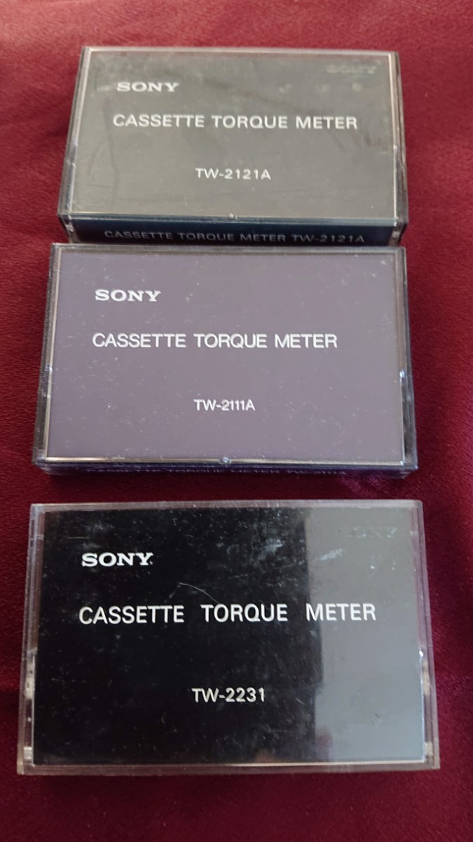 【希少】SONY カセットテープ トルクメーター TORQUE METER 現状品_画像7