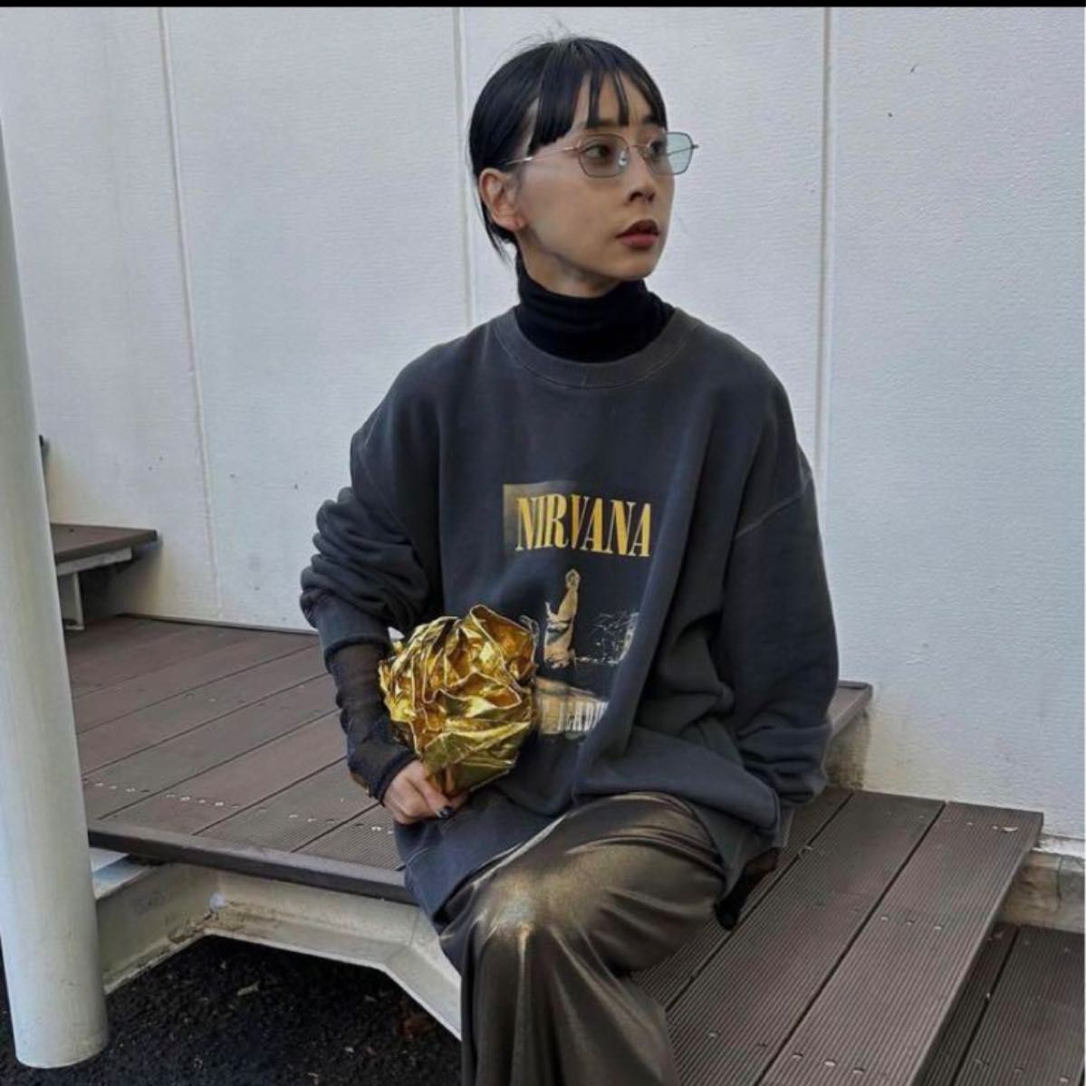 ameri vintage NIRVANA VINTAGE LIKE SWEAT スウェット|Yahoo ameri vintage NIRVANA VINTAGE LIKE SWEAT スウェット|Yahoo