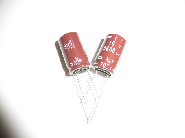  Nippon Chemi-Con height performance * electrolytic capacitor 10V 5600μF 2 piece 