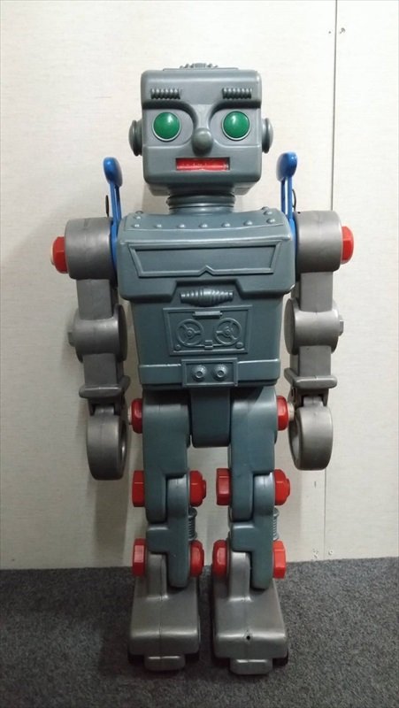 TOMY GIANT ROBOT 昭和レトロ 当時物 日本製 トミー ジャイアントロボット ビックサイズ ソフビ 雑貨_画像1