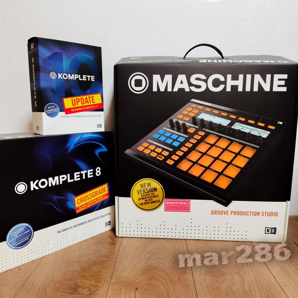 Native Instruments Maschine MK1+ KOMPLETE10 ＆ 8（トランスファーID発行済み）