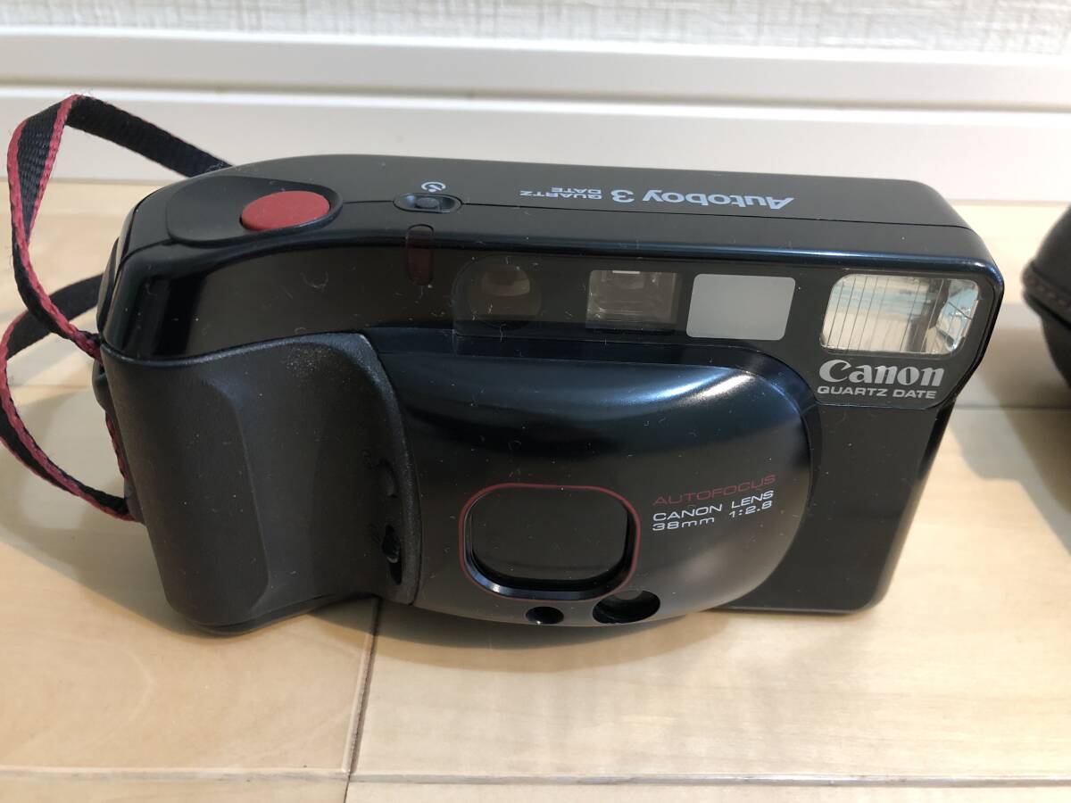 キャノン Canon Autoboy 3 【フィルムカメラ】Quartz Date Autofocus 38mm F2.8 コンパクトカメラの画像3