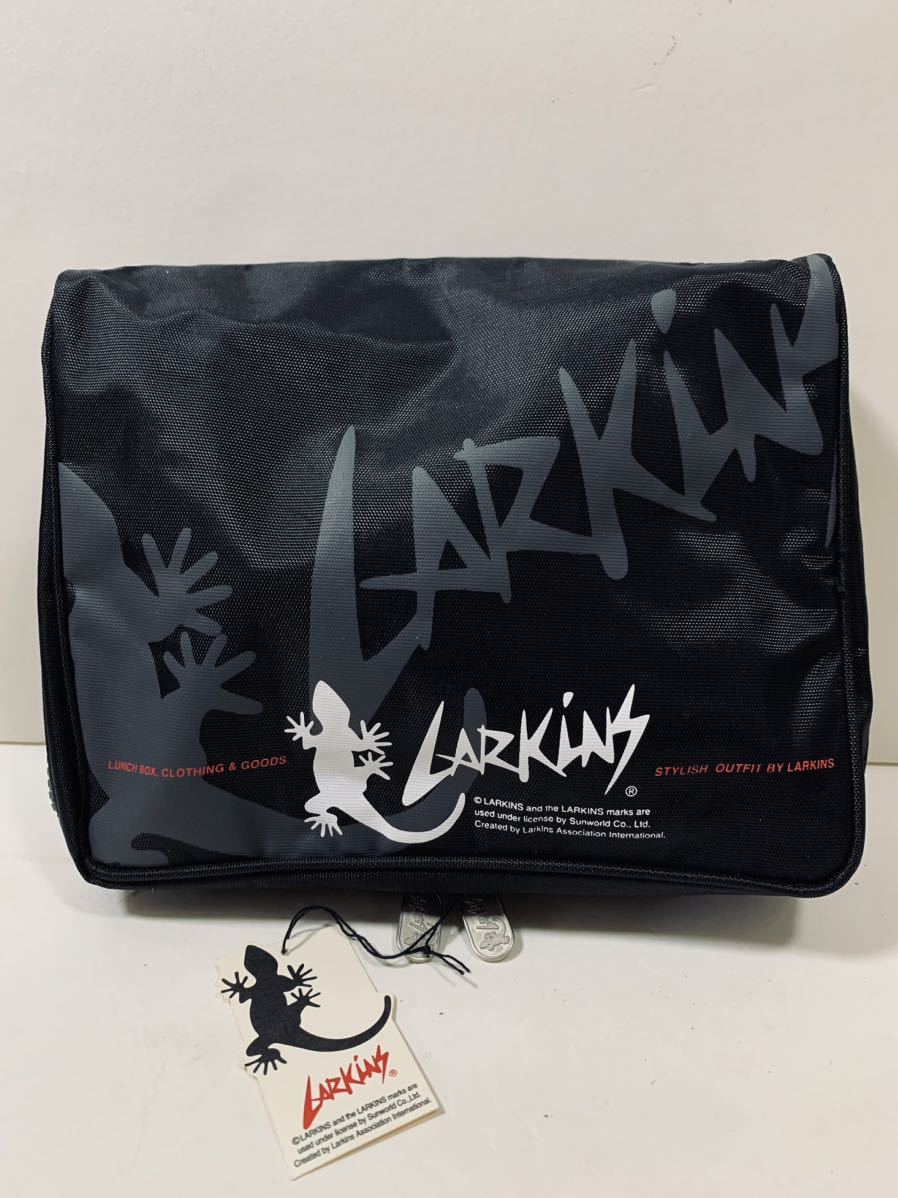 未使用♪♪ LARKINS ポーチ ランチカバー ブラック_画像1