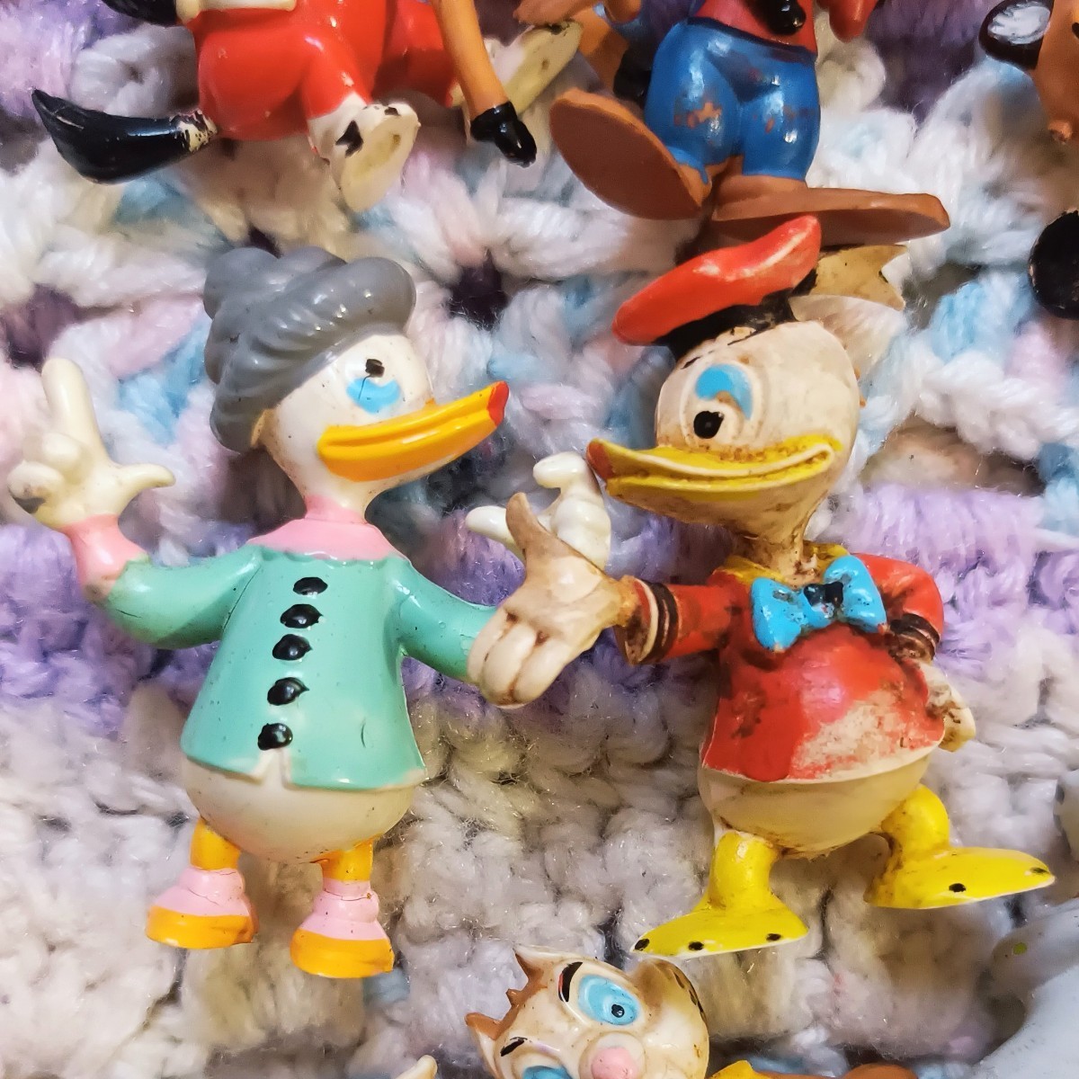 60s MARX 社製 Disneykins ディズニー ビンテージ フィギュア 12個セット 大量！レア物！ ミッキー チップとデール バンビ プーさん 等々_画像6