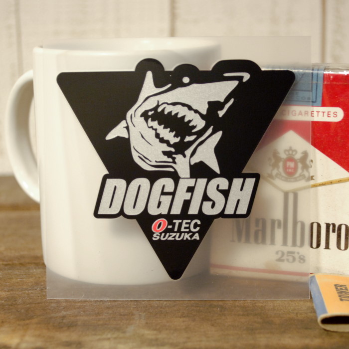 ドグフィッシュ オーテック 鈴鹿 耐熱 ステッカー ◆ DOGFISH サメ JTR686_画像1