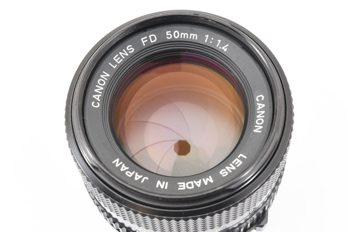 ★☆極上美品★ CANON LENS FD 50ｍｍ 1:1.4 清潔感溢れる綺麗な外観！光学カビ、くもりなし！＃240206_画像10