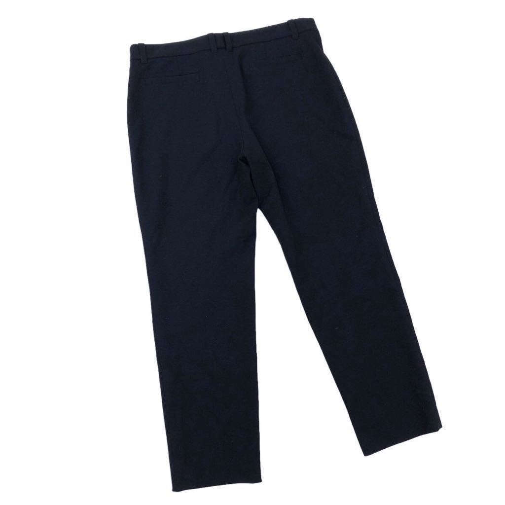 Nm195 large size UNTITLED Untitled stretch tapered pants pants bottoms navy series lady's 4 made in Japan 