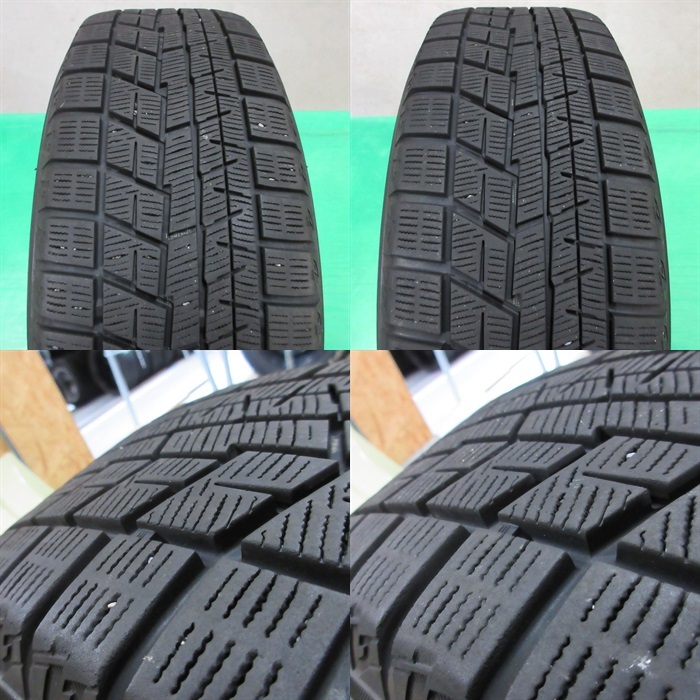 ステップワゴン 205/60R16 冬用バリ山スタッドレス 80%-85%山 ヨコハマ iG60 4本 5穴PCD114.3 +53 ビアンテ ヴォクシー アクセラ 中古新潟_画像9