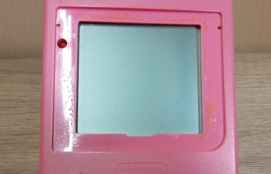 【中古】Nintendo 任天堂 GAME BOY pocket ゲームボーイポケット MGB-001 ピンク たまごっち セット_画像8