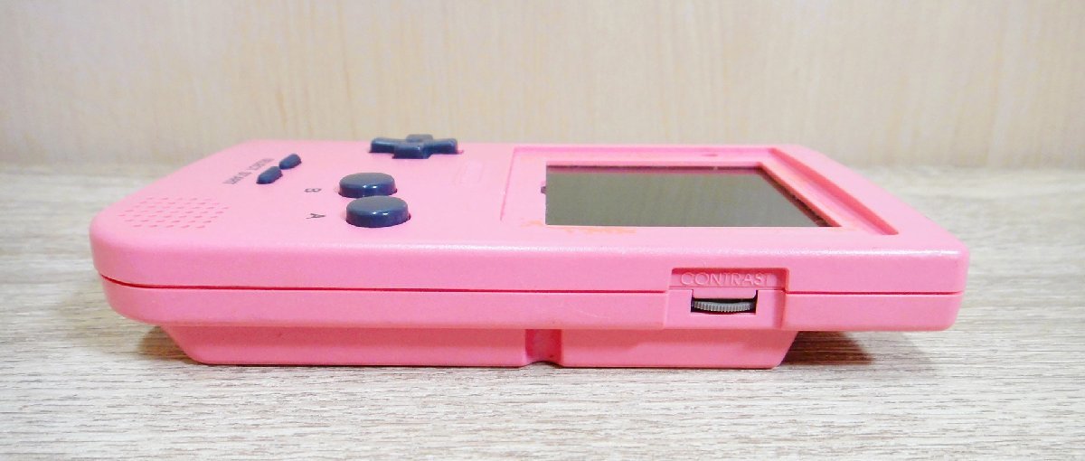 【中古】Nintendo 任天堂 GAME BOY pocket ゲームボーイポケット MGB-001 ピンク たまごっち セット_画像3