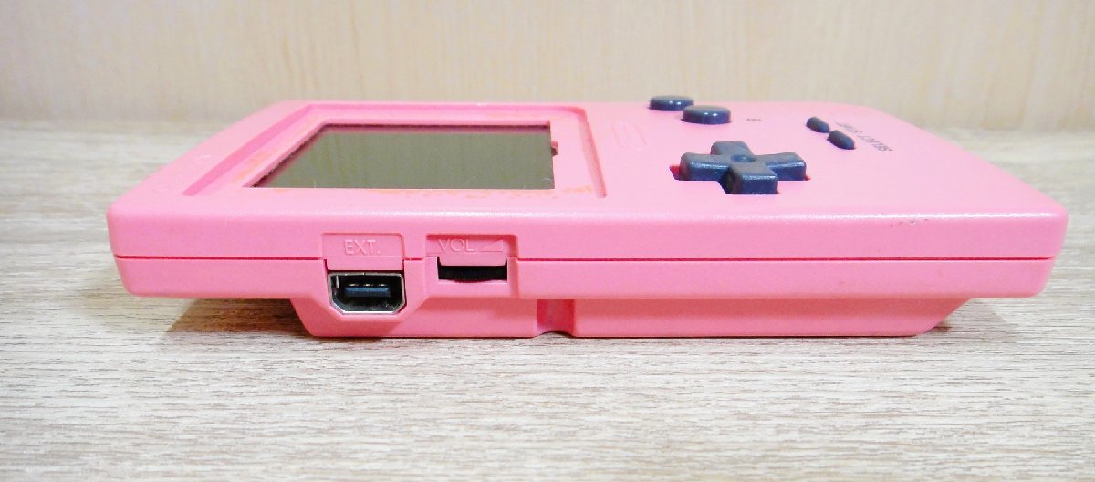 【中古】Nintendo 任天堂 GAME BOY pocket ゲームボーイポケット MGB-001 ピンク たまごっち セット_画像4