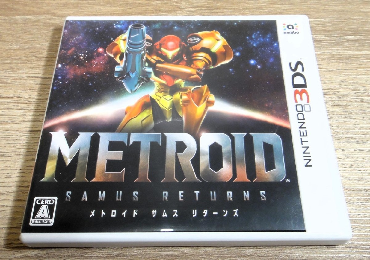 【中古】Nintendo 任天堂 3DS METROID SAMUS RETURNS メトロイドサムスリターンズ ソフト_画像1