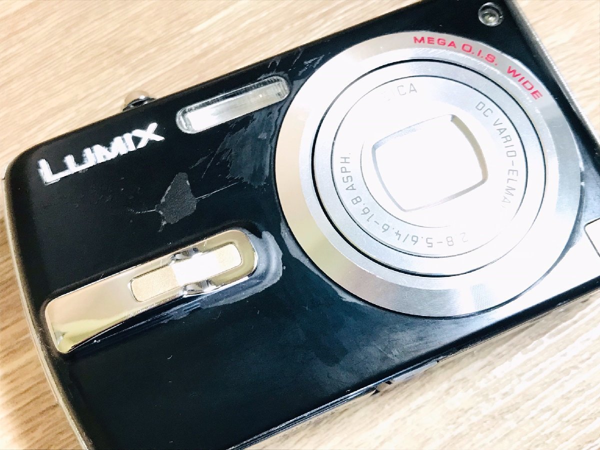 【ジャンク】Panasonic パナソニック LUMIX DMC-FX50 コンパクトデジタルカメラ ブラック〈付属品なし〉_画像3