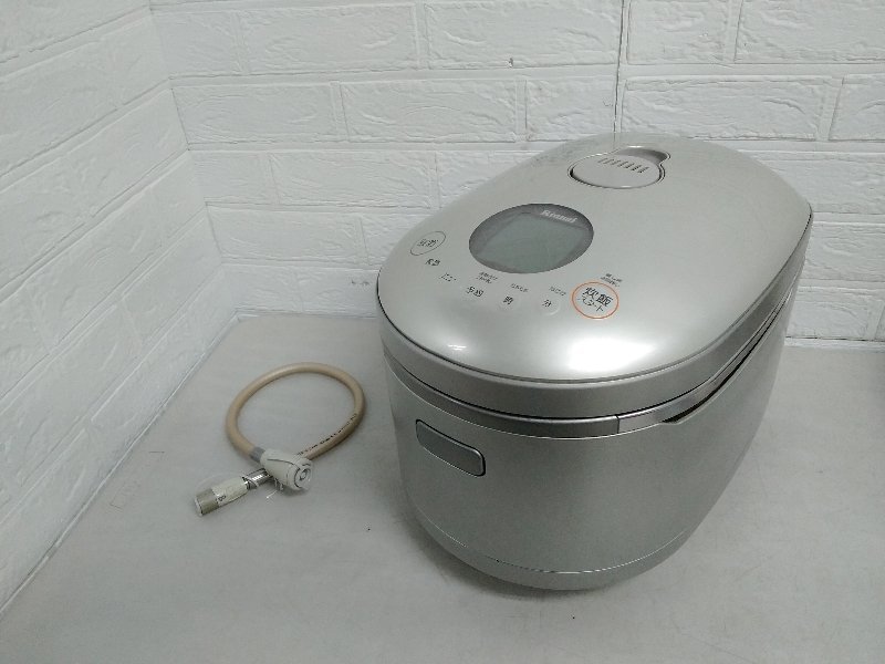 Rinnai リンナイ ガス 炊飯器 RR-055MST2 PS 2019年製 1.0L 都市ガス ガスホース付き