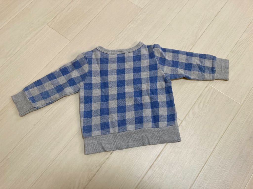 80 cm [ e.a.B ] мужчина футболка длинный рукав джемпер одежда Kids tops внешний защищающий от холода бренд хлопок 100% baby уход за детьми .e-a- беж 