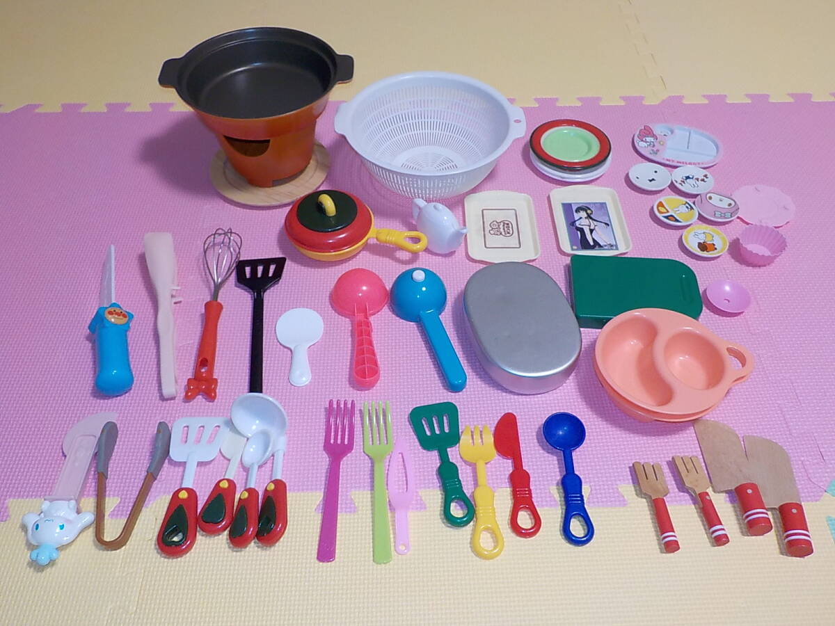 中古 いろいろ おままごとセット ガスコンロ 電子レンジ 炊飯器 子供_画像3