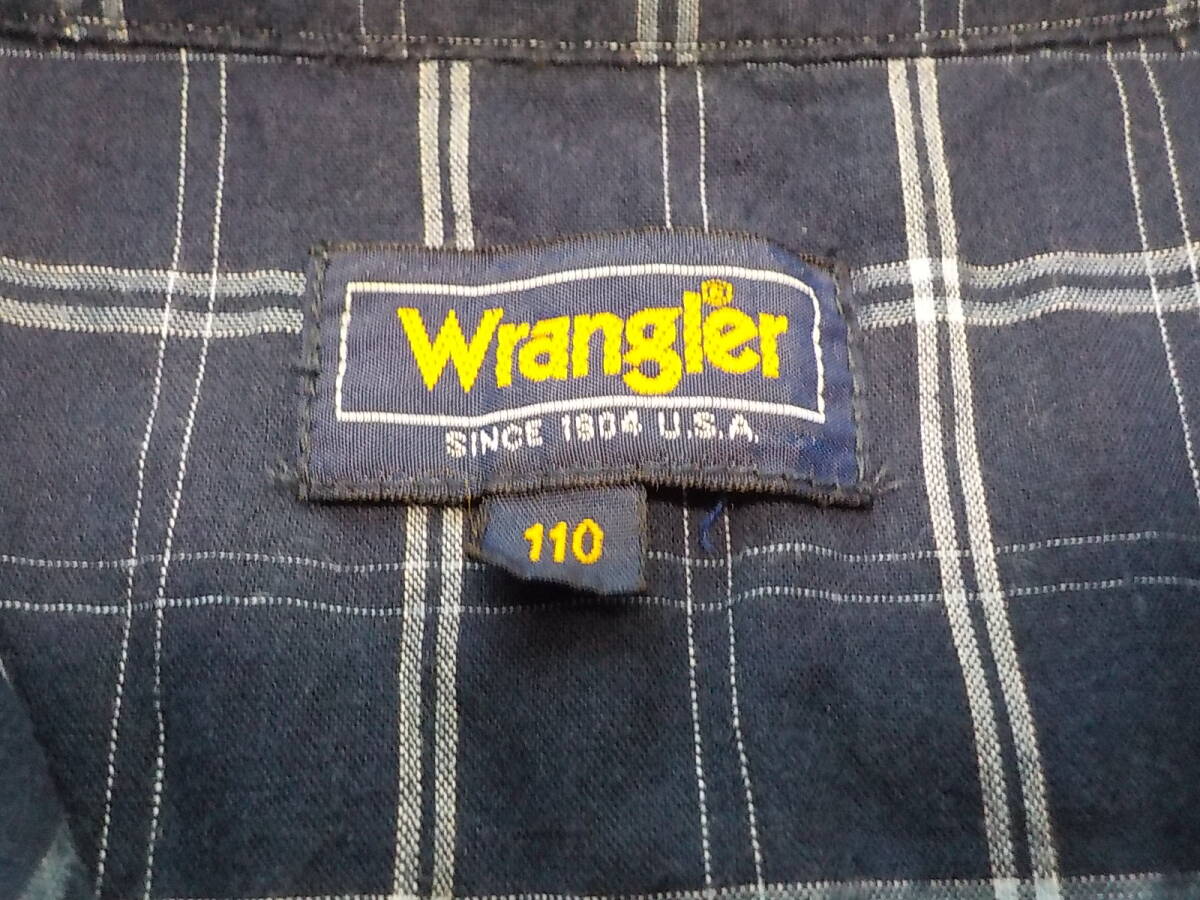送料無料 中古 Wrangler ラングラー 半袖シャツ 子供服 110サイズ 送料込み_画像4