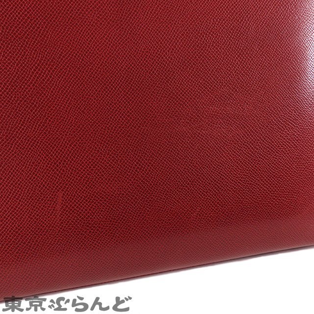 101706000 エルメス HERMES ダルヴィ MM □E刻印 ルージュアッシュ シルバー金具 リセ ハンドバッグ レディース_画像8